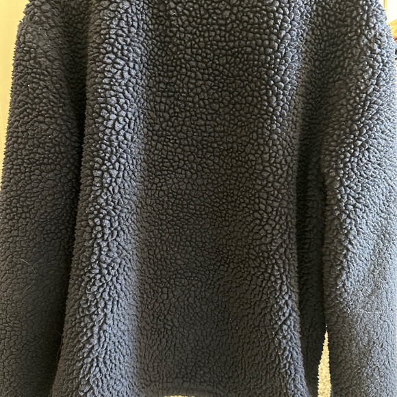 Eddie Bauer Kids Sherpa Fleece Jacket - Full Zip - Size Small 7/8 - Picture 2 of 3